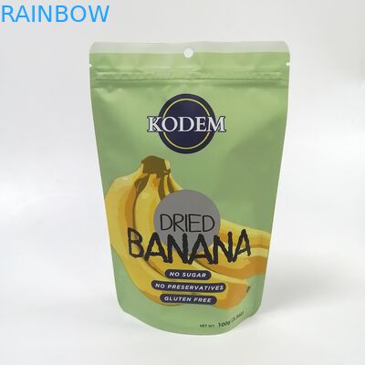 Druk cyfrowy woreczek do stania plastikowa przekąska chipsy bananowe worek do pakowania owoców mango