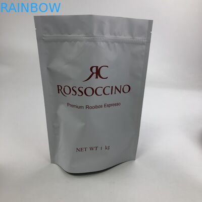 Matowa plastikowa torba na zamek błyskawiczny wykonana ręcznie ze sznurka do pakowania żywności ze sznurkiem o niskim współczynniku moq Druk cyfrowy z nadrukiem do stojaka