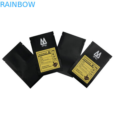 Trzy boczne worek uszczelniający Płaski woreczek Torba do pakowania żywności do drukowania w plastikowej torebce z ziarnami kawy cukierkowej