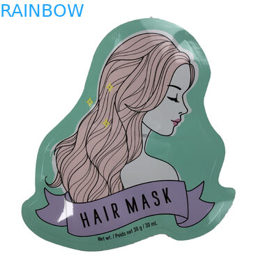 Woreczki o nieregularnym kształcie Płaska torba do pakowania cukierków Maska do włosów z nadrukiem cyfrowym Plastikowa torba