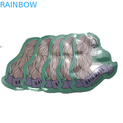 Woreczki o nieregularnym kształcie Płaska torba do pakowania cukierków Maska do włosów z nadrukiem cyfrowym Plastikowa torba
