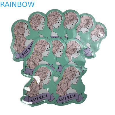 Woreczki o nieregularnym kształcie Płaska torba do pakowania cukierków Maska do włosów z nadrukiem cyfrowym Plastikowa torba