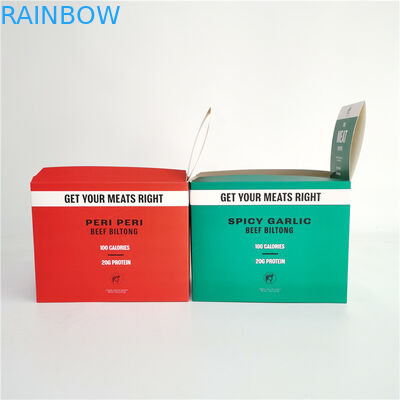 Druk offsetowy Tear Off Paper Box For Beef Biltong
