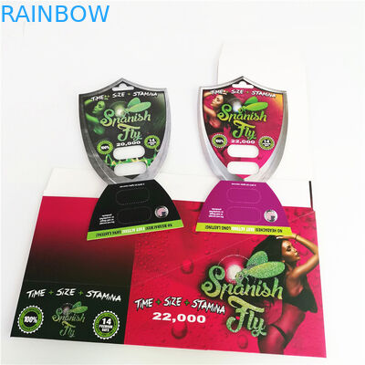 Żeńskie tabletki wzmacniające opakowanie Pink Pussy Cat Black Mamba Burro Papierowy blister na złotą butelkę kapsułkową