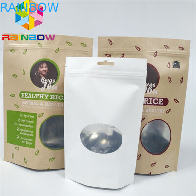 Brązowy papier pakowy CMYK VMPET Ziplock Stand Up Pouch