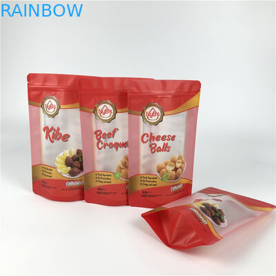 Plastikowa torba na suwak GMOPP VMPET z przezroczystym okienkiem