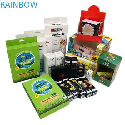 Opakowanie kartonowe z konopi CBD o gramaturze 250 g / m2 z logo