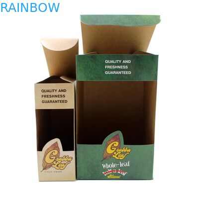 Druk wklęsły CMYK Kraft Paper Box do pakowania liści tytoniu