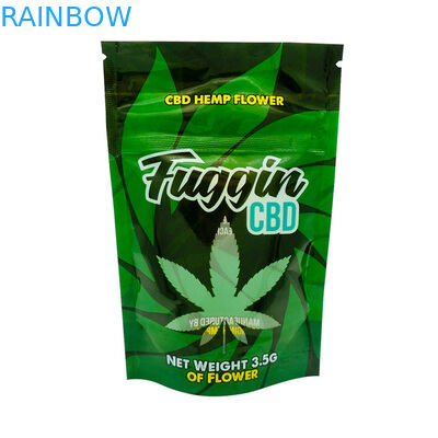 Woreczek do wielokrotnego zamykania Weed CBD VMPET 180mic Mylar Stand up Pouch