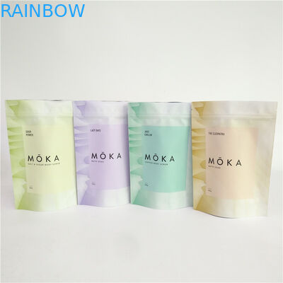 200G Worki z folii aluminiowej mylarowej 110 mikronów, wielokrotnego zamykania, CMYK