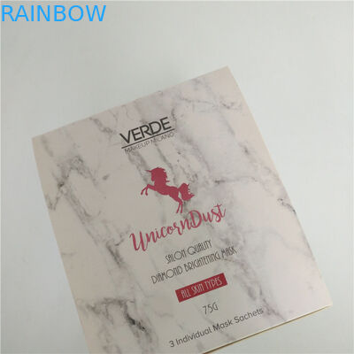 5ml 30ml Torba do pakowania maski do włosów Mini etui na krem ​​pod oczy Saszetka do pielęgnacji skóry Z papierowym pudełkiem ekspozycyjnym