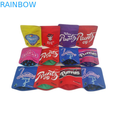 Gotowy do wysyłki, odporny na zapachy, woreczek z folii 3,5 g, na zamek błyskawiczny, miękki w dotyku, z możliwością ponownego zamykania, opakowanie z kwiatem konopi, torba foliowa