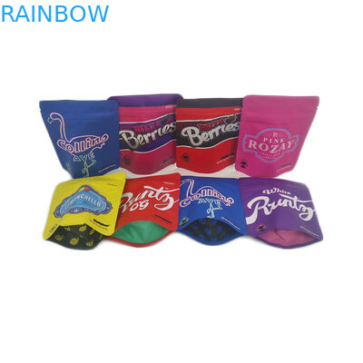 Gotowy do wysyłki, odporny na zapachy, woreczek z folii 3,5 g, na zamek błyskawiczny, miękki w dotyku, z możliwością ponownego zamykania, opakowanie z kwiatem konopi, torba foliowa