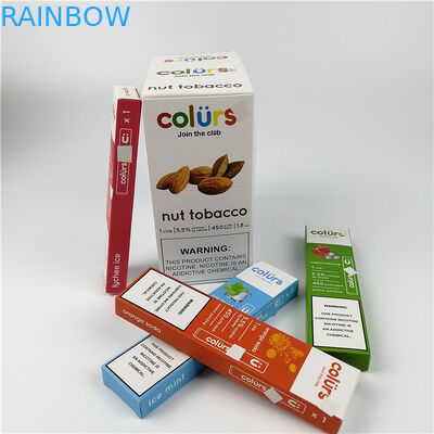 Vape Długopisy Cmyk Hologram Kartonowe pudełka Blistry Tłoczenie na gorąco