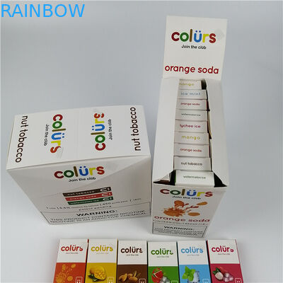 Vape Długopisy Cmyk Hologram Kartonowe pudełka Blistry Tłoczenie na gorąco