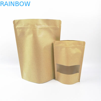 100g 250g Kawa w proszku CYMK VMPET Kraft Paper Bag Zipper