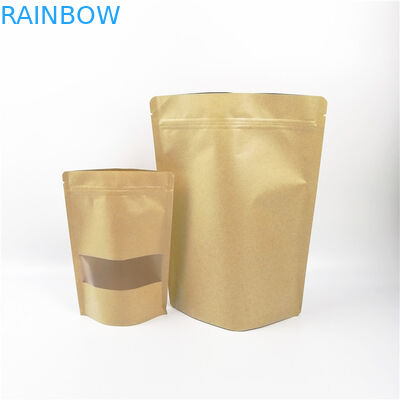 100g 250g Kawa w proszku CYMK VMPET Kraft Paper Bag Zipper