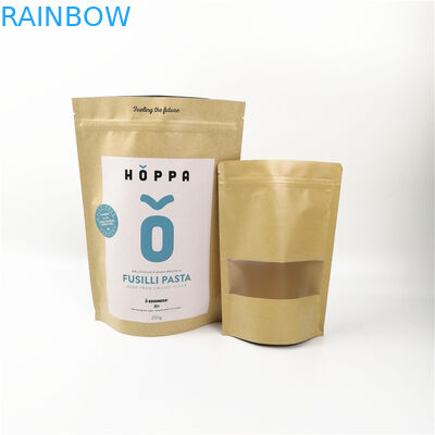100g 250g Kawa w proszku CYMK VMPET Kraft Paper Bag Zipper