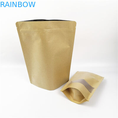 100g 250g Kawa w proszku CYMK VMPET Kraft Paper Bag Zipper