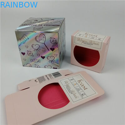 Przezroczyste okienko w kolorze holograficznym w kolorze Pantone Laminowanie matowe