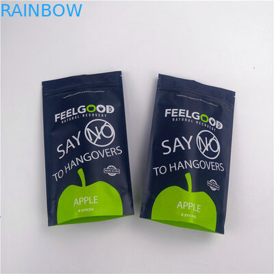 Snacks Food Mylar 110mic Zipper Stałe woreczki Dostosowane logo