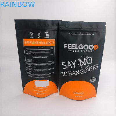 Snack Mylar 120mic Zipper stojące woreczki 20 * 15 * 8 cm na żywność