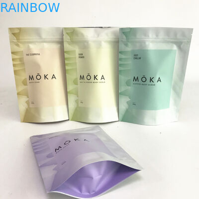 8 uncji niestandardowych nadruków stojących toreb z folii aluminiowej Sole do kąpieli Torby do pakowania