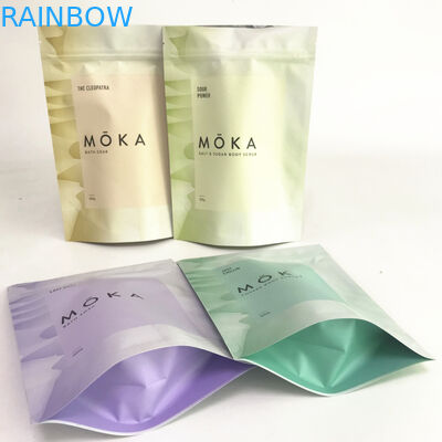 8 uncji niestandardowych nadruków stojących toreb z folii aluminiowej Sole do kąpieli Torby do pakowania