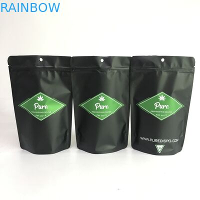 Pantone Color Cannabiss Mylar Torby Plastikowe woreczki Opakowanie