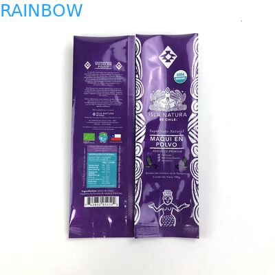 Błyszcząca folia 250g 1kg 16oz VMPET Worki do pakowania z fałdą boczną