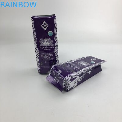 Błyszcząca folia 250g 1kg 16oz VMPET Worki do pakowania z fałdą boczną