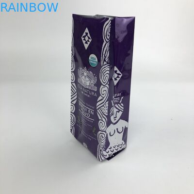 Błyszcząca folia 250g 1kg 16oz VMPET Worki do pakowania z fałdą boczną