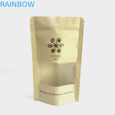 Tłoczenie na gorąco, stojące, 110 mikronowe torby papierowe MOPP Kraft