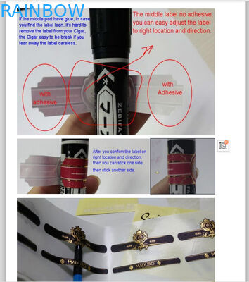 Etykiety termokurczliwe tłoczone w kolorze CMYK 70mic Gold