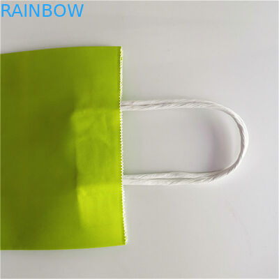 Kraft Paper CMYK 350gsm kartonowe torby na zakupy spożywcze z uchwytem