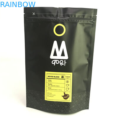 Niestandardowe drukowane torby z matowej folii aluminiowej z mylarowymi torebkami z zamkiem błyskawicznym