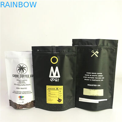 Niestandardowe drukowane torby z matowej folii aluminiowej z mylarowymi torebkami z zamkiem błyskawicznym