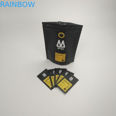 Stand Up 500g 1000g Food Grade Brown Matt Coffee Bag Opakowanie przyjazne dla środowiska Torba na ziarna kawy z zaworem