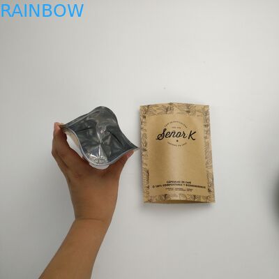 Stand Up Ziplock Mylar Opakowanie Torba na kawę Brązowy papier pakowy Producenci 12 uncji torebek na kawę z zaworem