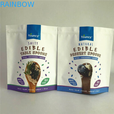 Niestandardowe akceptowane torby do pakowania z matowej folii aluminiowej Torby na ciastka