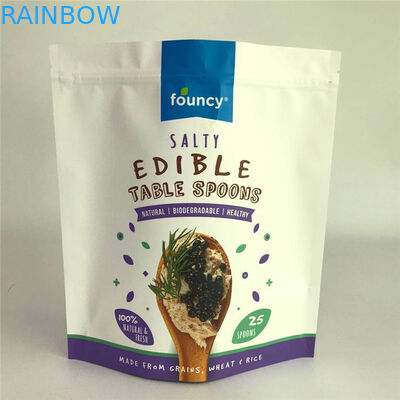 Niestandardowe akceptowane torby do pakowania z matowej folii aluminiowej Torby na ciastka