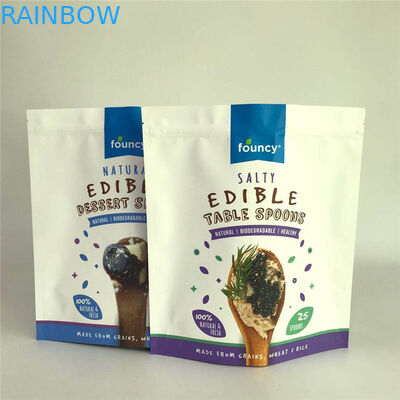 Niestandardowe akceptowane torby do pakowania z matowej folii aluminiowej Torby na ciastka