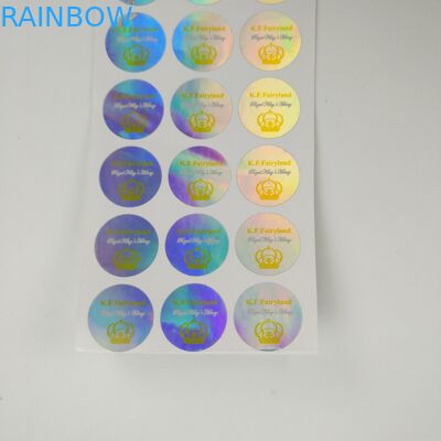 VMPET MOPP Holograficzne samoprzylepne prywatne naklejki na pudełka