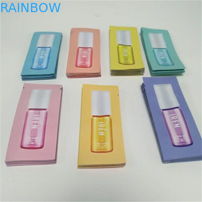 Matowa aluminiowa mała saszetka SampeL Worki do pakowania Próbki kremu Worki do pakowania