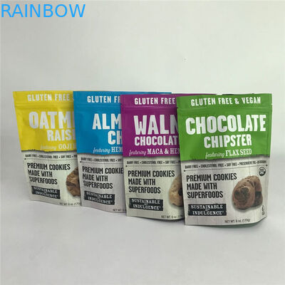 Druk cyfrowy Resealable Matte Aluminium Foil Stand up Bags Torby do pakowania żywności