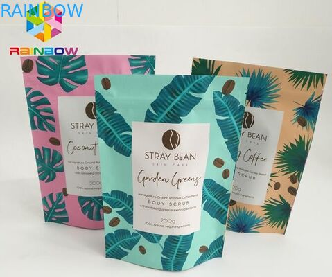 Niestandardowe zaakceptowane torby z matowej folii aluminiowej do kąpieli Sole do kąpieli Opakowania z mylaru