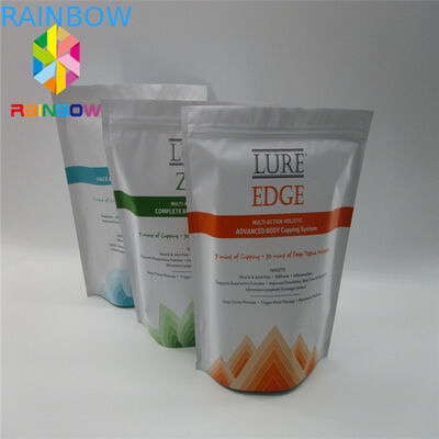 Niestandardowe zaakceptowane torby z matowej folii aluminiowej do kąpieli Sole do kąpieli Opakowania z mylaru