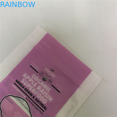 Błyszczące torby do pakowania w stojaki na zamówienie Dostosowane torby z okienkiem do pakowania żywności