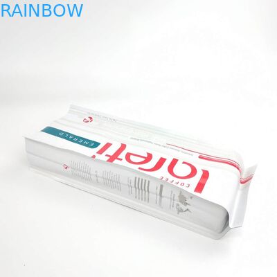 Niestandardowa, zamykana, matowa, boczna torba z klinem z aluminiowym zaworem do pakowania ziaren kawy