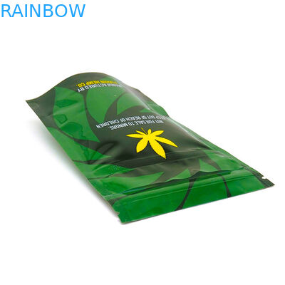 Odporny na zapach kwiat konopi CBD Edibles Cookies Child Resistant CR Exit Ziplock Mylar Pouch Bag